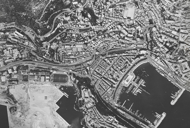 Vue aérienne sur Monaco